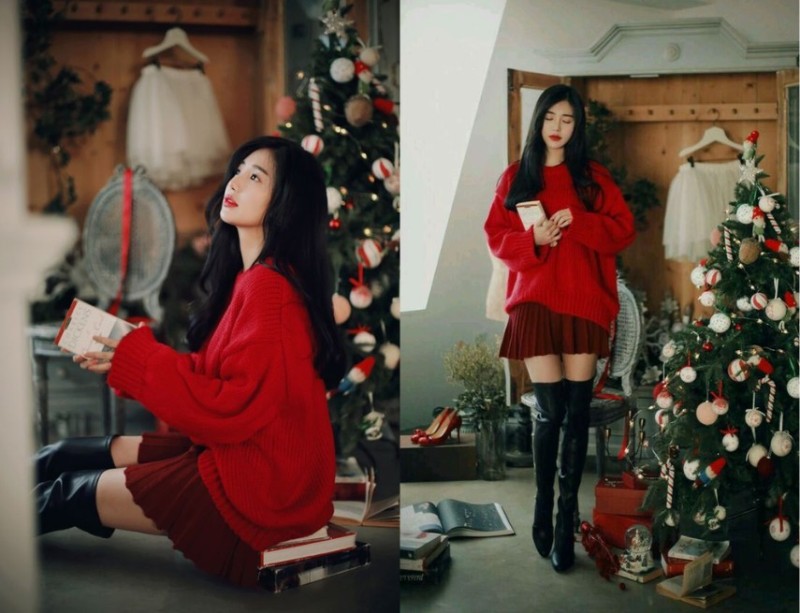chụp ảnh noel