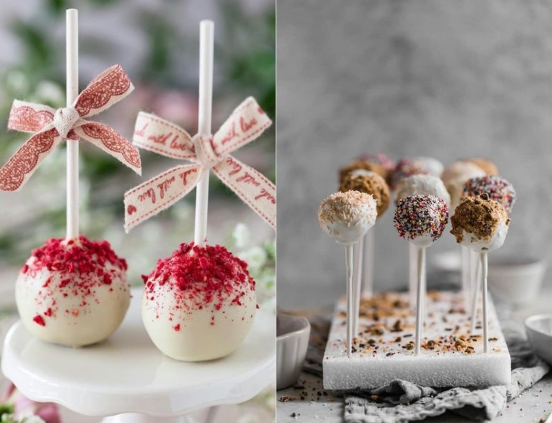 Cake pop đẹp mắt cho dịp Giáng Sinh