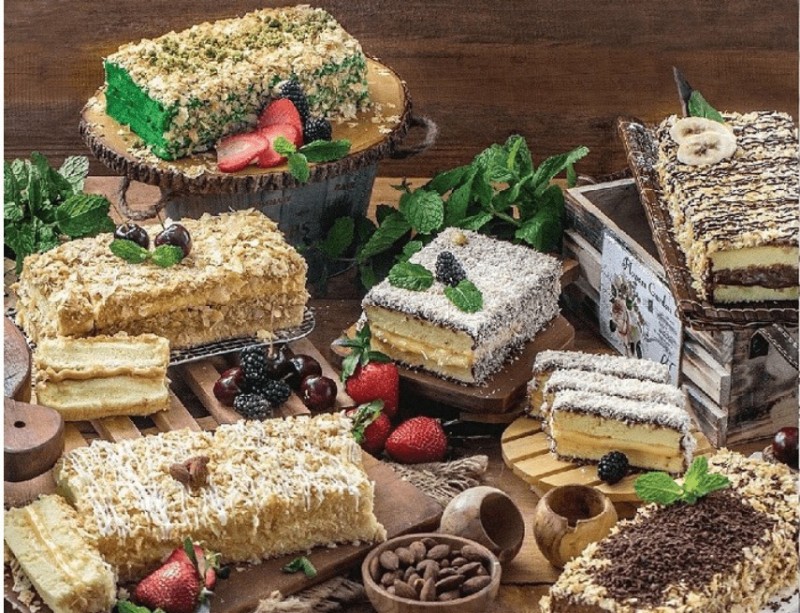 Bánh Lamington thơm ngon đẹp mắt