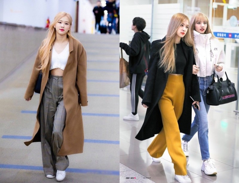 Áo măng tô kết hợp cùng croptop trẻ trung