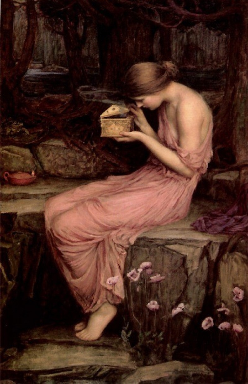 Vì quá tò mò, Psyche đã mở chiếc hộp đen bí ẩn ra...