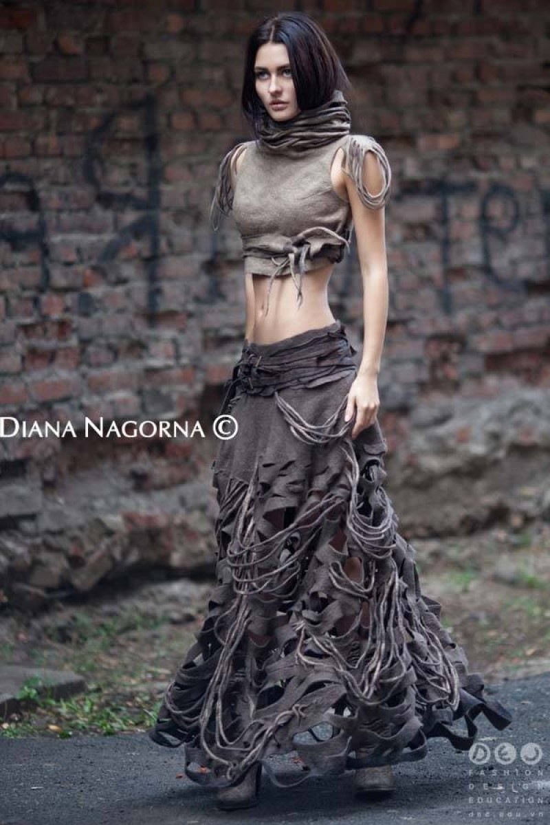 Những thiết kế độc đáo bằng vải nỉ của nhà mốt Diana Nagorna 2