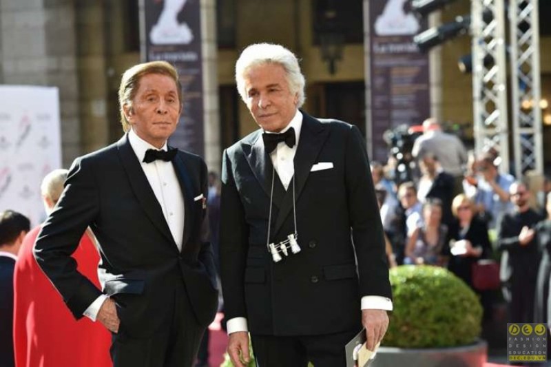 Valentino và người tình của mình Giancarlo