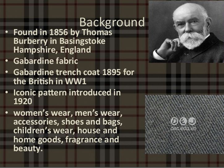 Thương Hiệu Thời Trang Nổi Tiếng Burberry