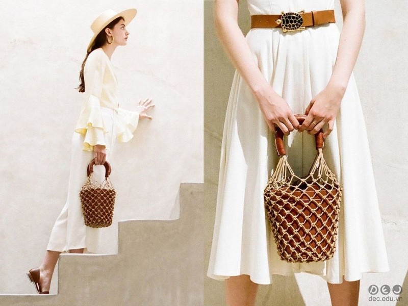 túi bucket bag