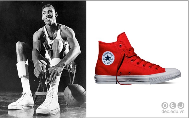 Converse All Star ban đầu chỉ được chỉ định dùng cho các cuộc thi đấu bóng rổ quốc tế của Mỹ