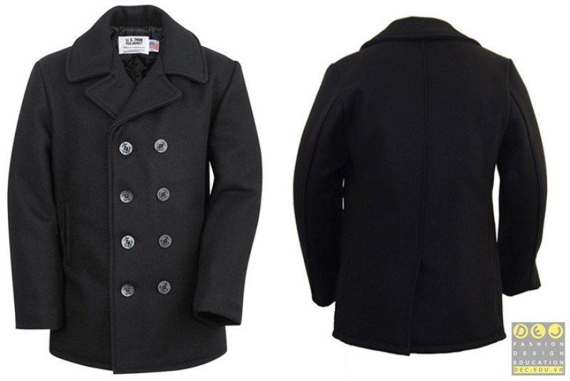 Áo khoác Schott Classic 32oz Peacoat