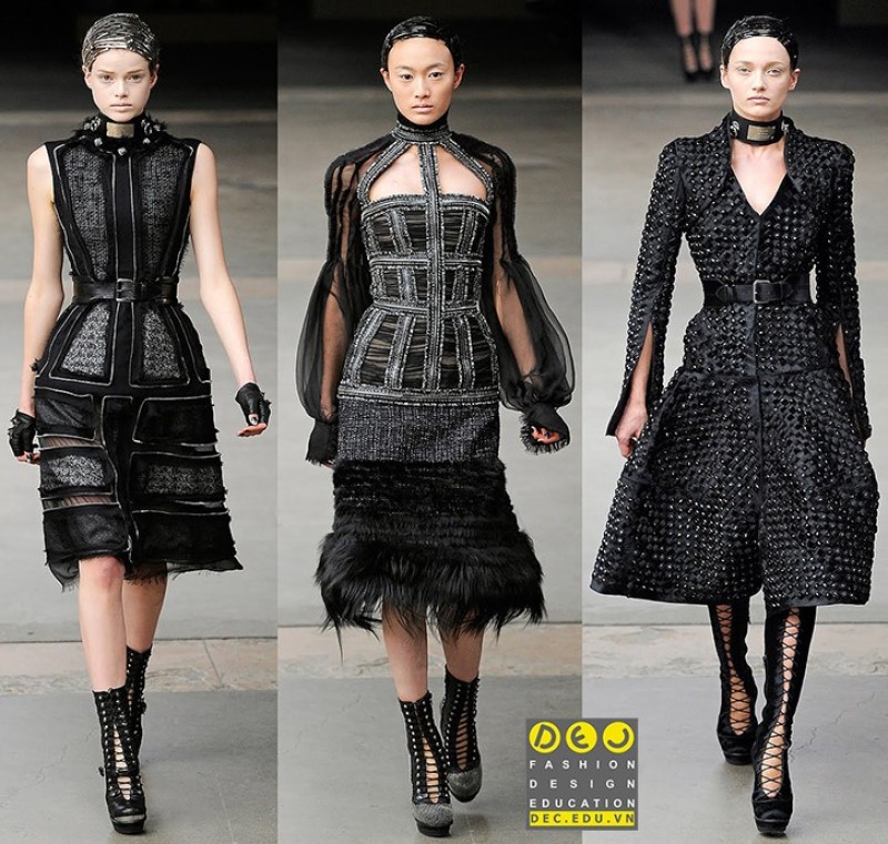 Các chất liệu thường được sử dụng trong phong cách thời trang Gothic