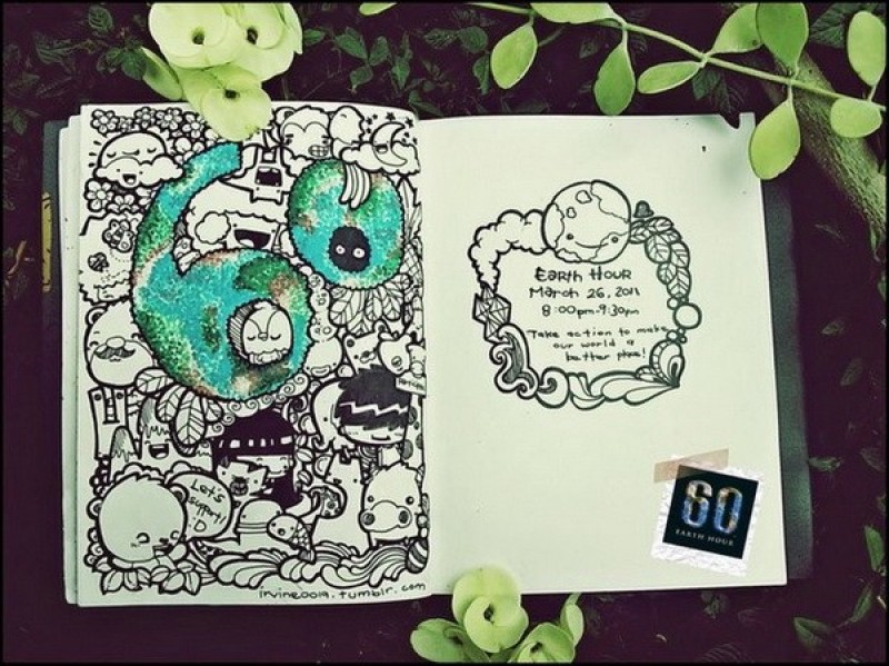 tranh-ve-nguech-ngoac-nghe-thuat-doodle-art-la-gi