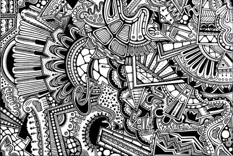 tranh-ve-nguech-ngoac-nghe-thuat-doodle-art-la-gi