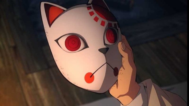 Mặt nạ Hakuko của Tanjiro Demon Slayer