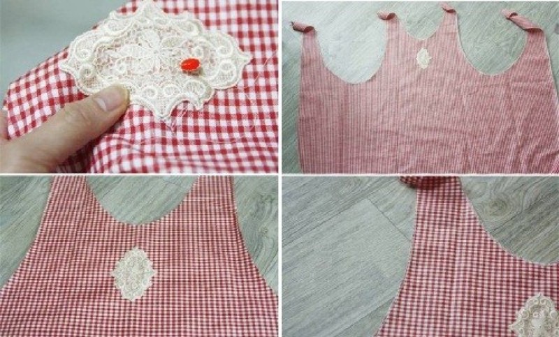 Cách làm tạp dề handmade