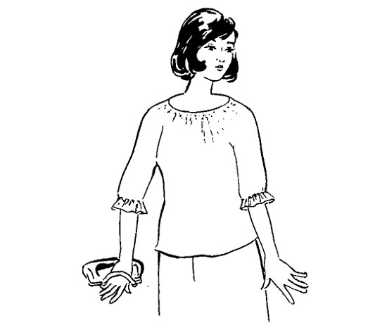 Hướng Dẫn Cách May Áo Kiểu Tay Raglan Cổ Nhún Thân Vừa