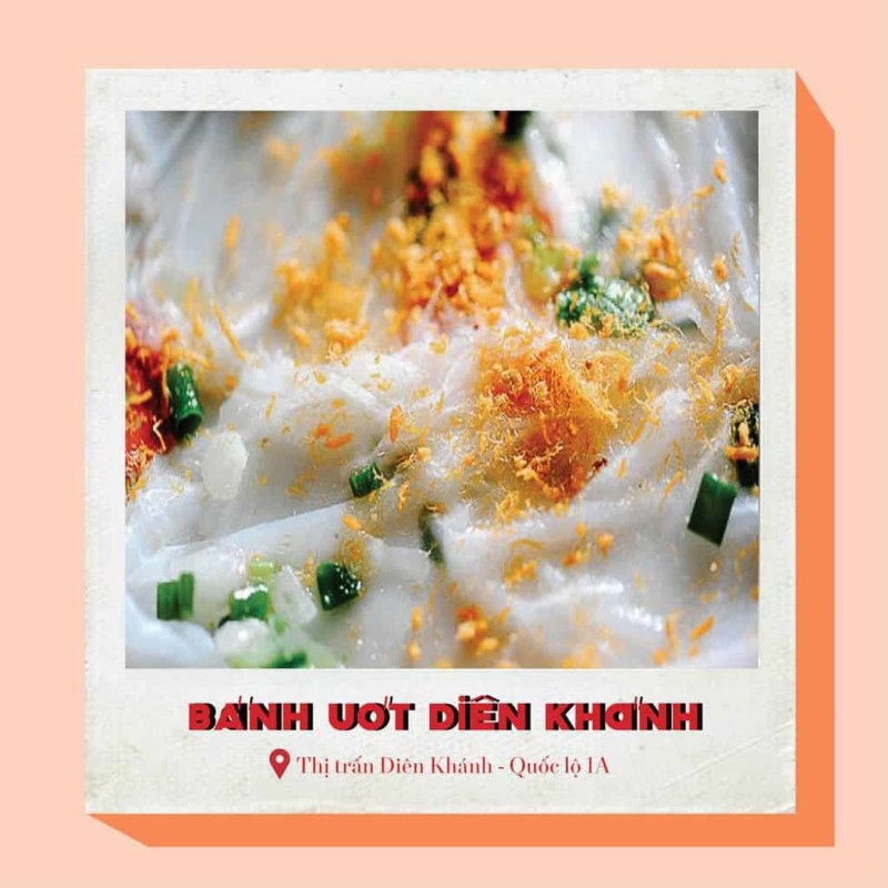 món ăn ngon nha trang-Bánh ướt Diên Khánh