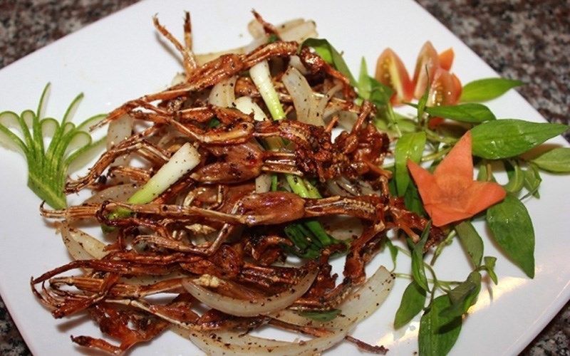 món ăn độc lạ ở sài gòn-Vũ nữ chân dài chiên nước mắm