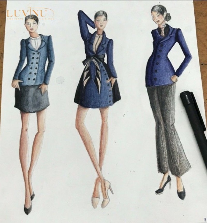 Các mẫu thiết kế váy công sở khá quen thuộc nhưng chưa bao giờ hết hot