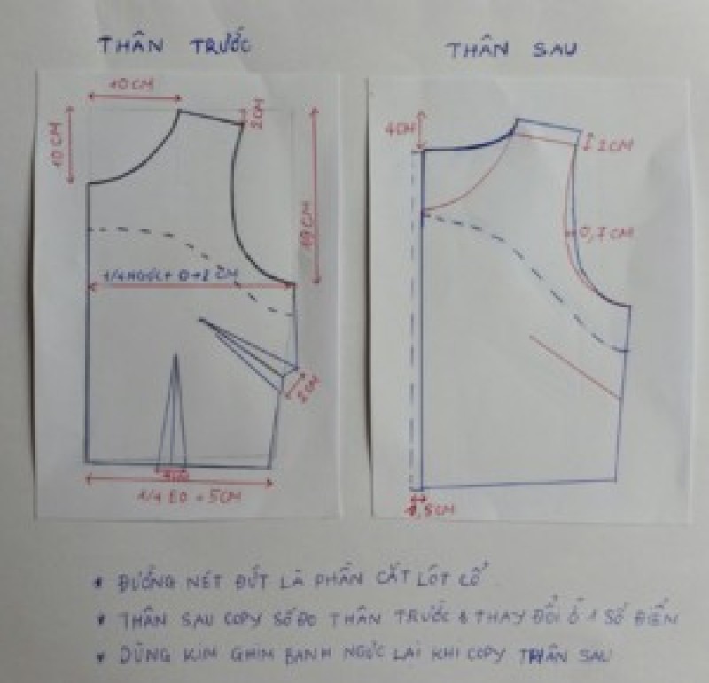 Cách vẽ đầm xòe
