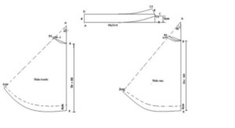 Cách vẽ đầm xòe