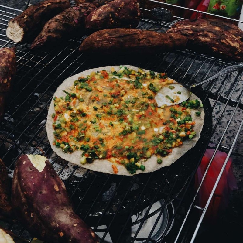món ngon đà lạt-bánh tráng nướng