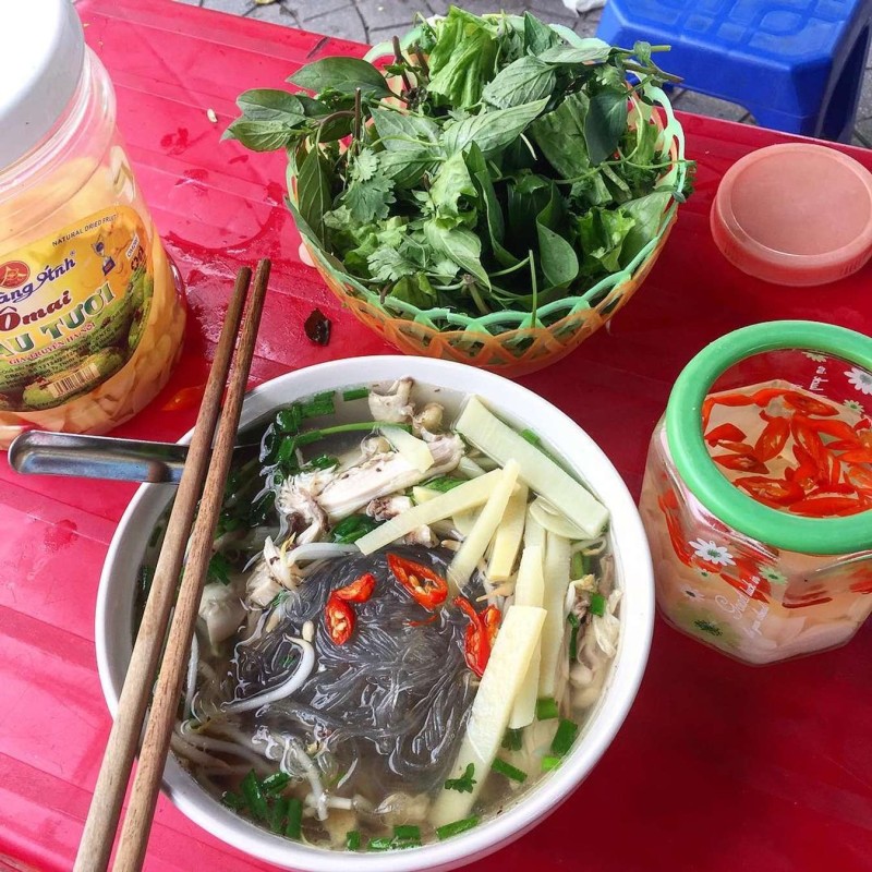 món ăn đà lạt-miến gà