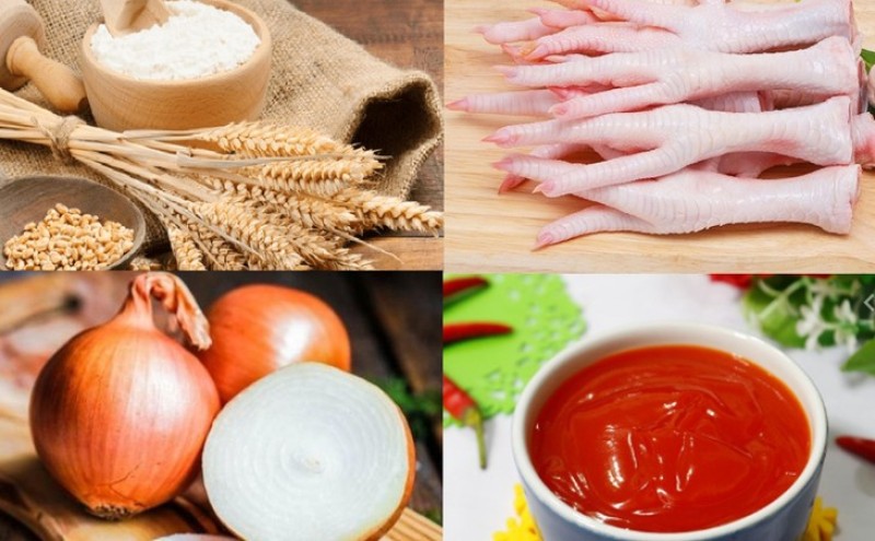 Nguyên liệu món ăn chân gà quái thú-cách làm chân gà