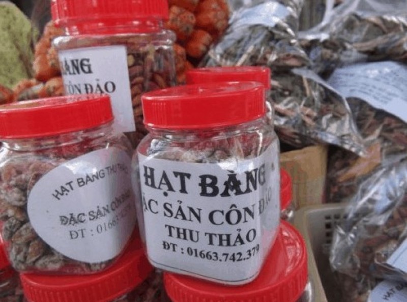 Mứt hạt bàng Côn Đảo (Ảnh ST)