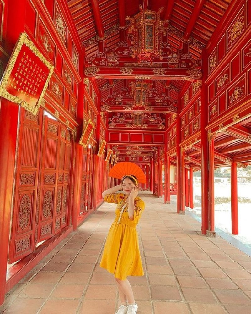 Check-in ở Đại Nội Huế