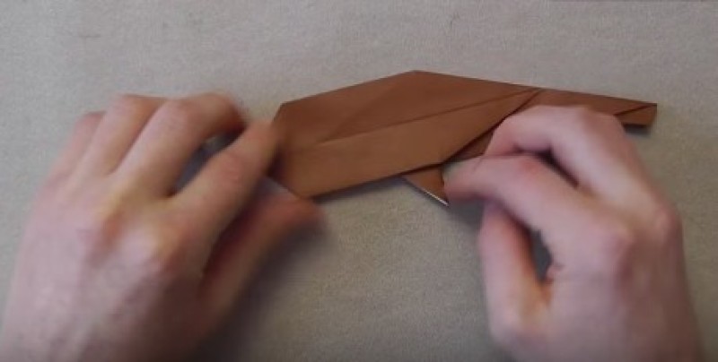 Cách xếp chú chó xinh xắn bằng giấy theo phong cách origami