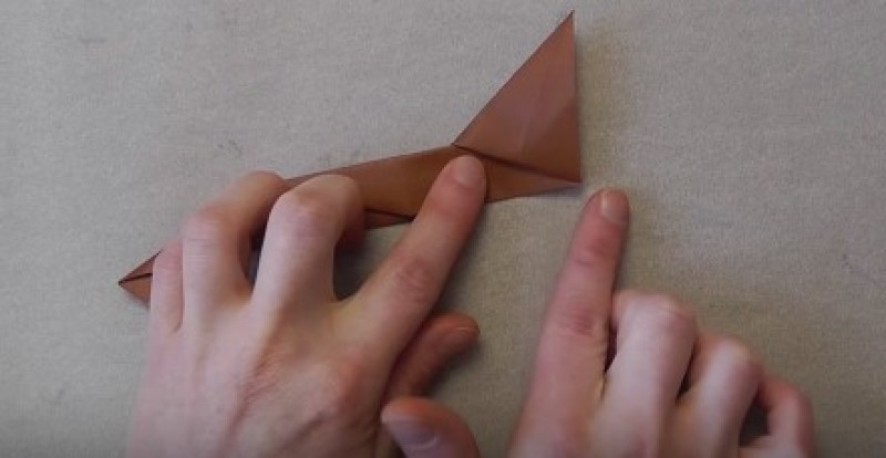 Cách xếp chú chó xinh xắn bằng giấy theo phong cách origami