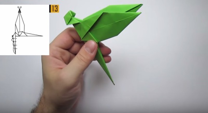 Cách gấp con chuồn chuồn