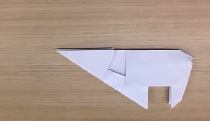 Cách gấp con gấu 