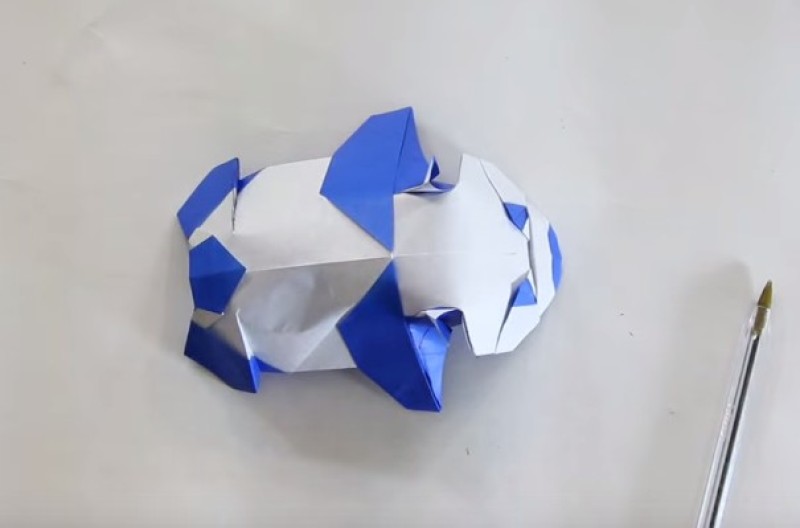 Cách gấp con gấu trúc