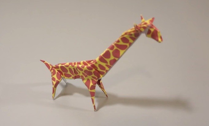 Cách Gấp Con Hươu Cao Cổ Bằng Giấy Theo Phong Cách Origami