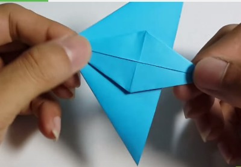 Cách gấp con mực bằng giấy