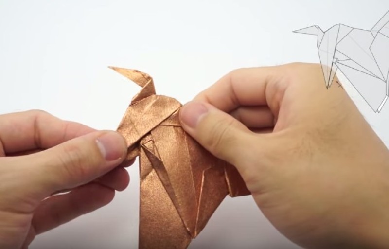 Cách gấp con ngựa Origami bằng giấy