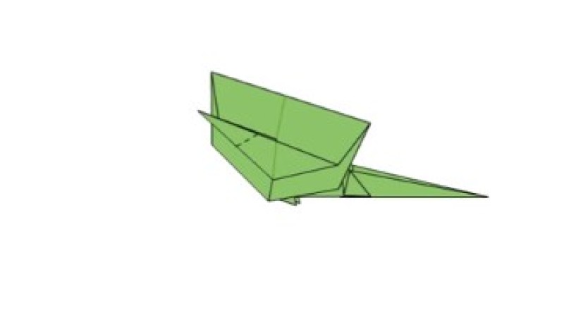Cách gấp con thằn lằn cổ xòe bằng giấy