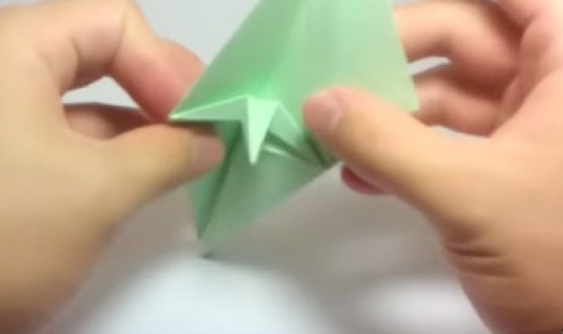 Cách gấp con vẹt bằng giấy