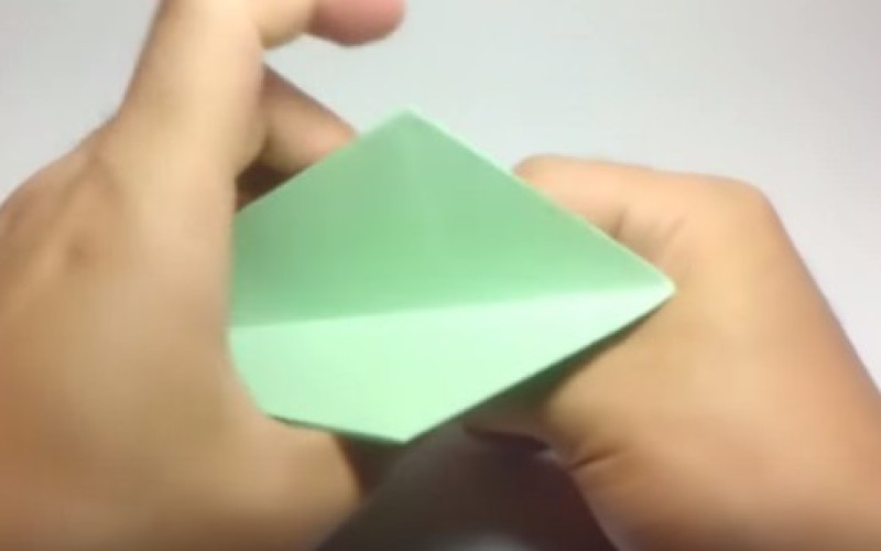 Cách gấp con vẹt bằng giấy