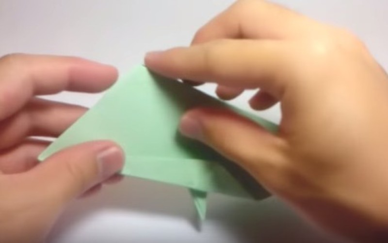 Cách gấp con vẹt bằng giấy