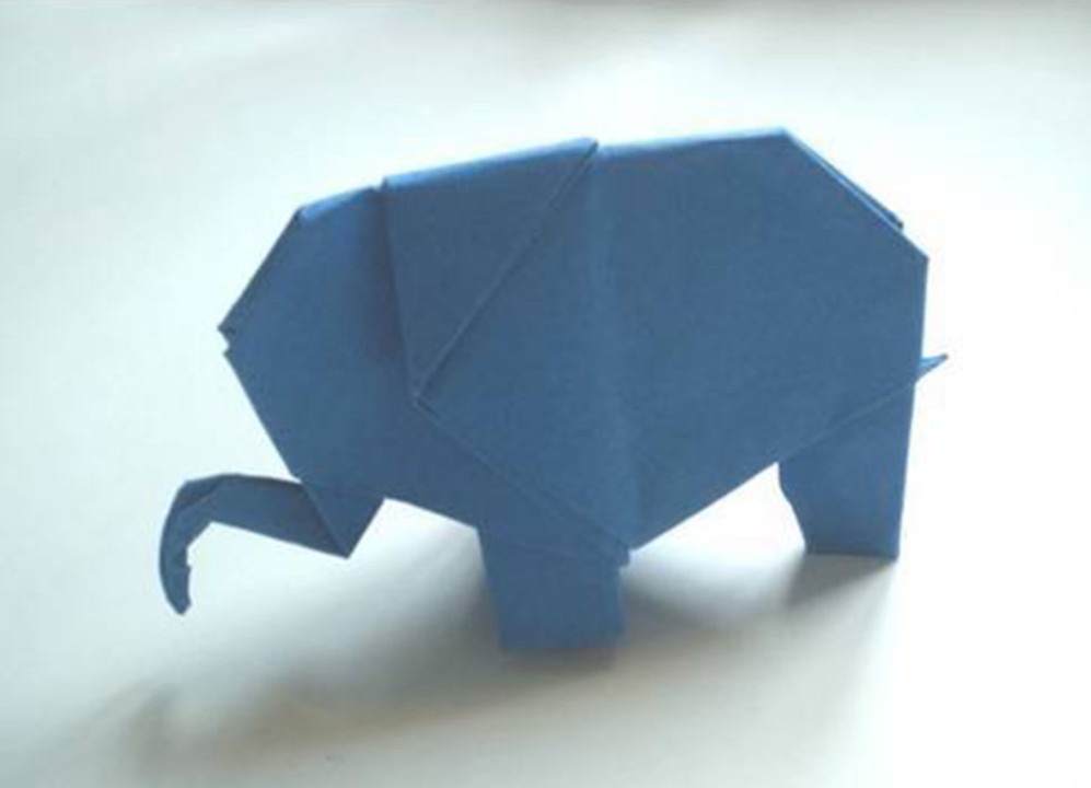 Cách Gấp Con Voi Bằng Giấy Origami Đơn Giản