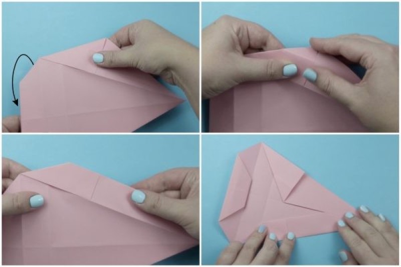 cách gấp hộp quà-Bước 2