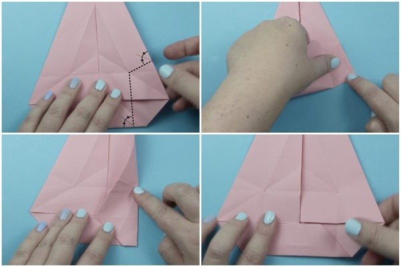 cách gấp hộp quà-Bước 3