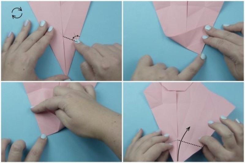 cách gấp hộp quà-Bước 4