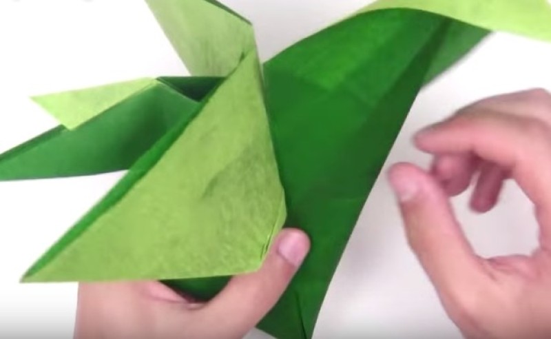 Cách gấp ngựa Origami Pegasus