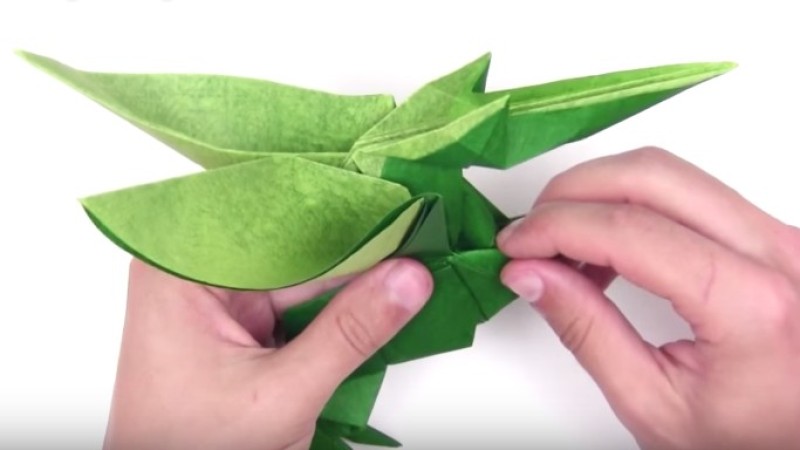 Cách gấp ngựa Origami Pegasus