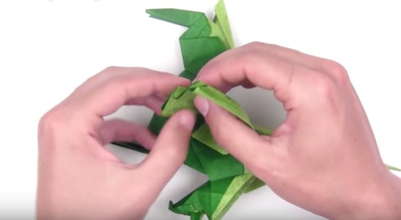 Cách gấp ngựa Origami Pegasus