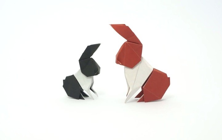 Cách Gấp Thỏ Theo Phong Cách Gấp Giấy Origami