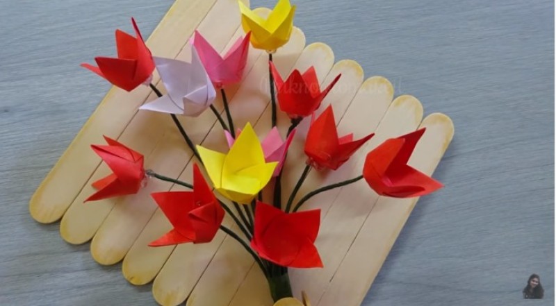 cách làm hoa tulip