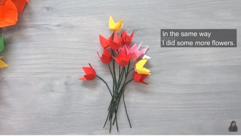 cách làm hoa tulip-Bước 6
