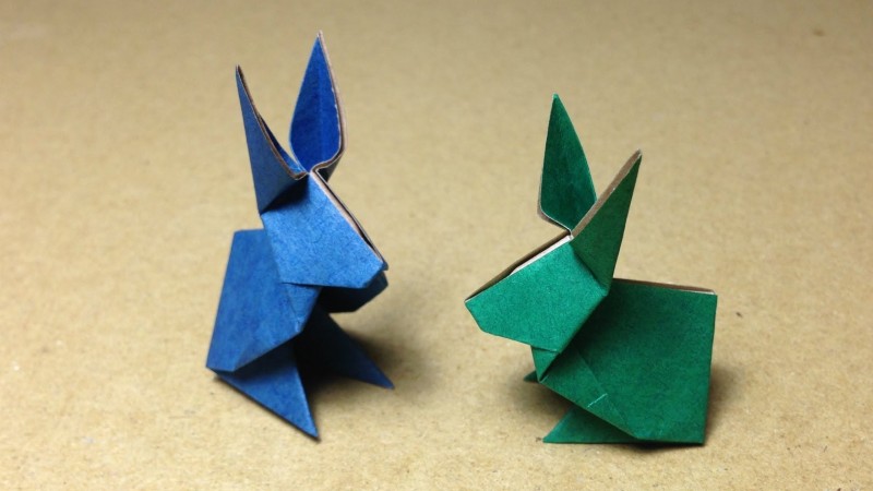Cách xếp con thỏ bằng giấy phong cách origami